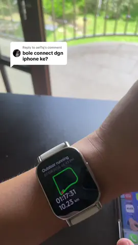 Replying to @aef1q boleh bang, android pun boleh😄 #smartwatchviral #smartwatch #smartwatchxiaomi 