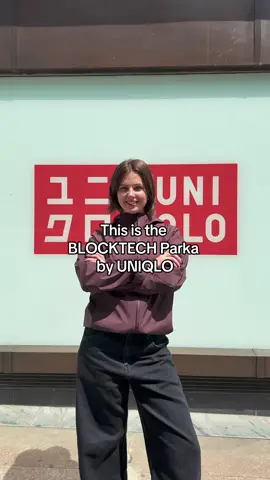 Summer storms? BLOCKTECH has you covered… #UNIQLO #BLOCKTECH #rainjacket #fashiontips #travel 