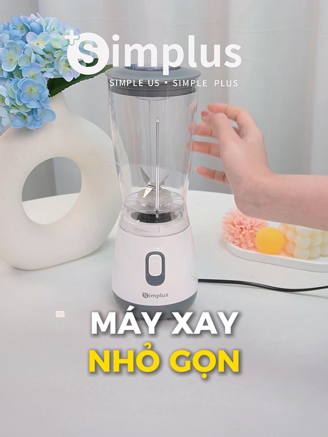 Máy xay nhỏ gọn phù hợp cho bác nào  hay bận rộn #Simplus #simplusvn #tiktokshop #mayxaydanang #mayxaysinhto