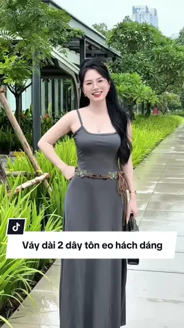 Váy dài 2 dây hách dáng tuyệt đối luôn chị em ơi #váy #váyxinh #vaydep #vaydepvayxinh #vaydepmoingay #trangmetruoi96 