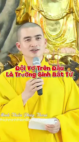 “Đội Vợ Trên Đầu Là Trường Sinh Bất Tử..”🤣 #SP #ThíchMinhThiền  #cauhoivandap 