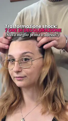 😱 €500 di decolorazione per un risultato del genere, li spenderesti?  #giudiihair #hairtrasformation #fullcolor #whitehair #airtouch #decolorazione #colorecapelli 
