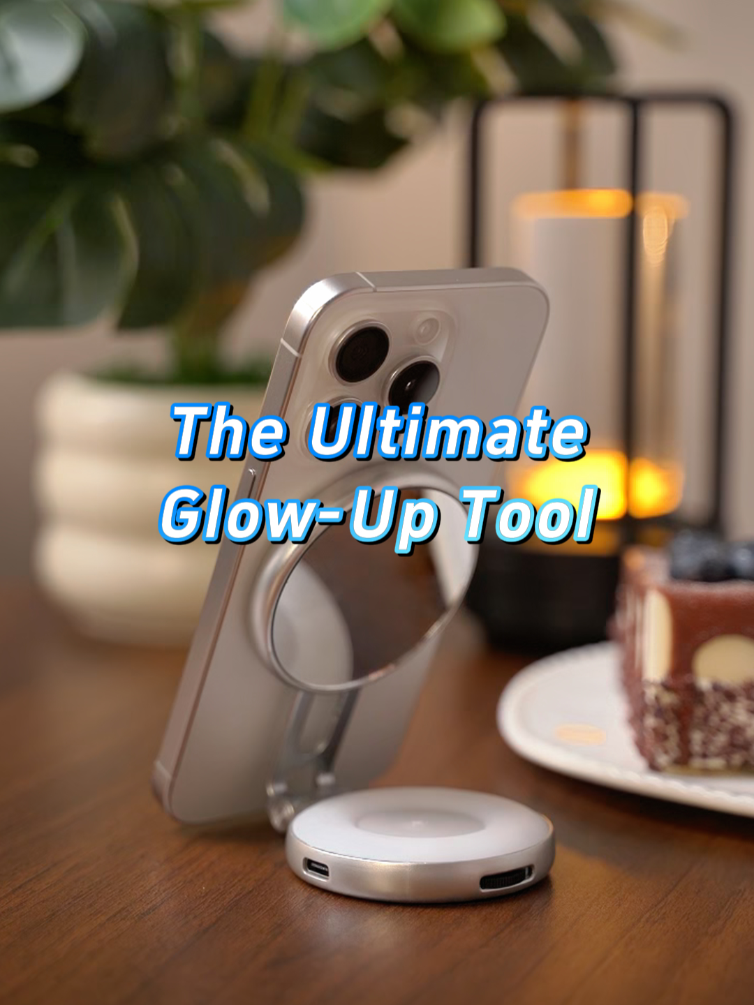 It's so compact and actually really BRIGHT! And the mirror for the back camera#selfielight #compactlight #magsafe #lighting #gadget#tiktokgadgets #videollamadas #TikTokShop #regaloperfecto #magneticlight#flashsale #selfielight #telesin #dealsforyouday #NovaTopFinds #TikTokShopBacktoSchool