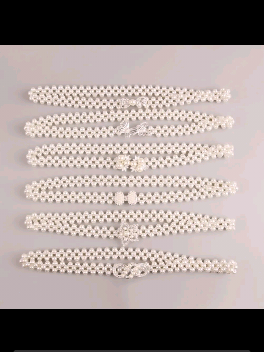 Elegant pearl waist belt #pearlwaistbelt #belt #waistbelt 