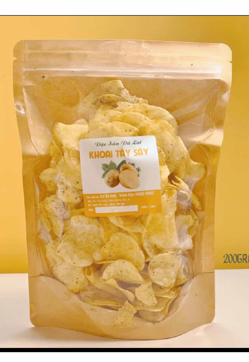 🥔 Khoai tây sấy rong biển – giòn tan từng lát, vị rong biển thơm lừng khó cưỡng! 🌿✨ #xuhuong #ancungtiktok #dacsandalat 