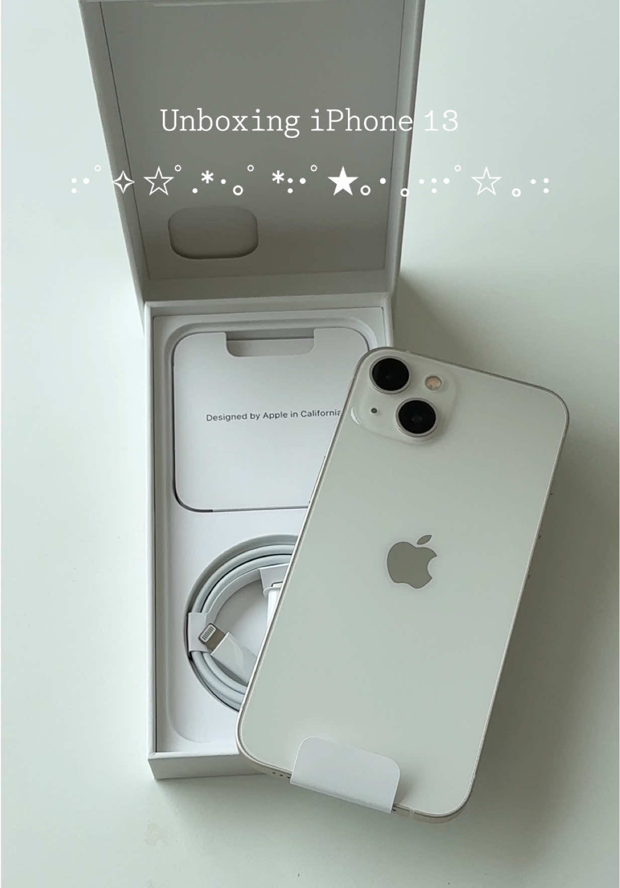 iPhone 13 White forever.🤍#unboxing #iphone13 #shopiphone_kad #ผ่อนไปใช้ไป 