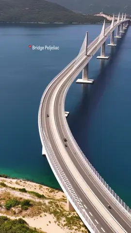 🌉 Crossing into connection 🇭🇷 The stunning Pelješac Bridge unites southern Dalmatia with the rest of Croatia — no more border detours! A symbol of progress, pride, and breathtaking views over the Adriatic. Have you driven across it yet? #PeljesacBridge #Croatia #Dalmatia #AdriaticViews #RoadTripEurope #BridgeGoals