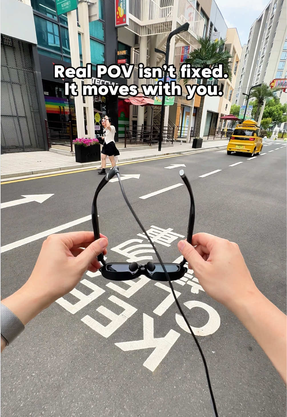 This is what POV should feel like — on the go. Discover more in our bio. #pov #smartglasses #rokid #wearabletech