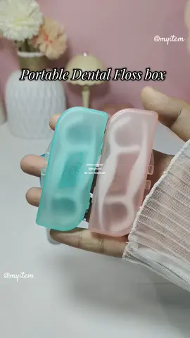 Portable dental floss box - confident smile every after meal #dentalfloss  #dentalflossdispenser  #dentaflossbox  #portabledentalflosscontainer  #portabledentalflossbox 