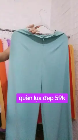 Đủ màu quần dài vải lụa Nhật cao cấp mặc với áo dài áo bà ba #xuhuong #quandai 