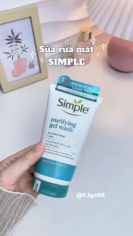 Chiếc sữa rửa mặt Simple chân ái cho mấy bà da dầu mụn✨ #simple #hoptaccungunilever #suaruamat #dadaumun #srm 