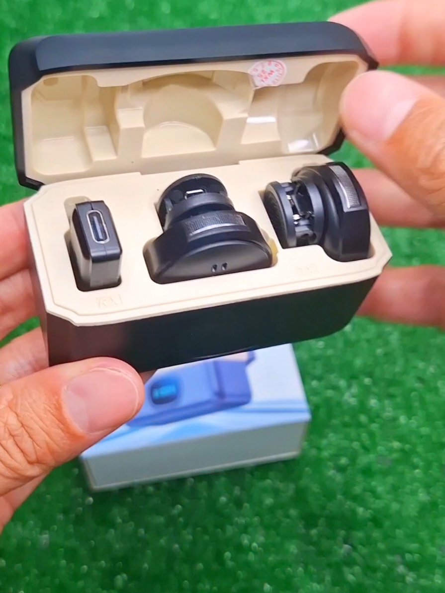 Microfone De Lapela Sem Fio Para iPhone/ Android Type-c C/ Cancelamento De Ruído P/ Gravação de vídeo/TikTok/Vlog #shop #tiktokshop #produto #tiktokshopchegou 