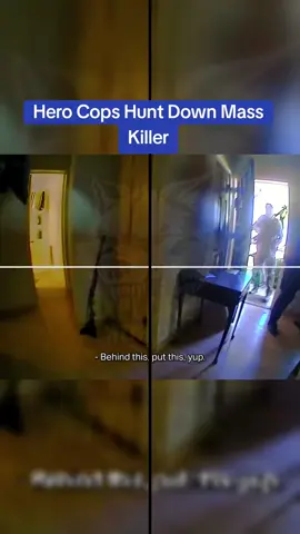 Hero Cops Hunt Down Mass Killer #cops #copsoftiktok 