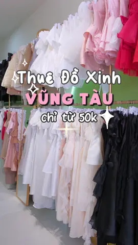 Tiệm cho thuê đồ xinh ở Vũng Tàu chỉ từ 50🌷 #thuedovungtau #thuedovungtaureview #reviewthuedovungtau #thuedodulich #thuedoditiec 