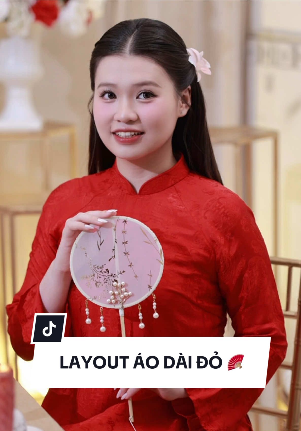 +1 Layout áo dài đỏ các nàng dâu tương lai tham khảo nhen ❤️ #mercimakeup #makeupcodau #codaugiatien #xuhuong #makeup 