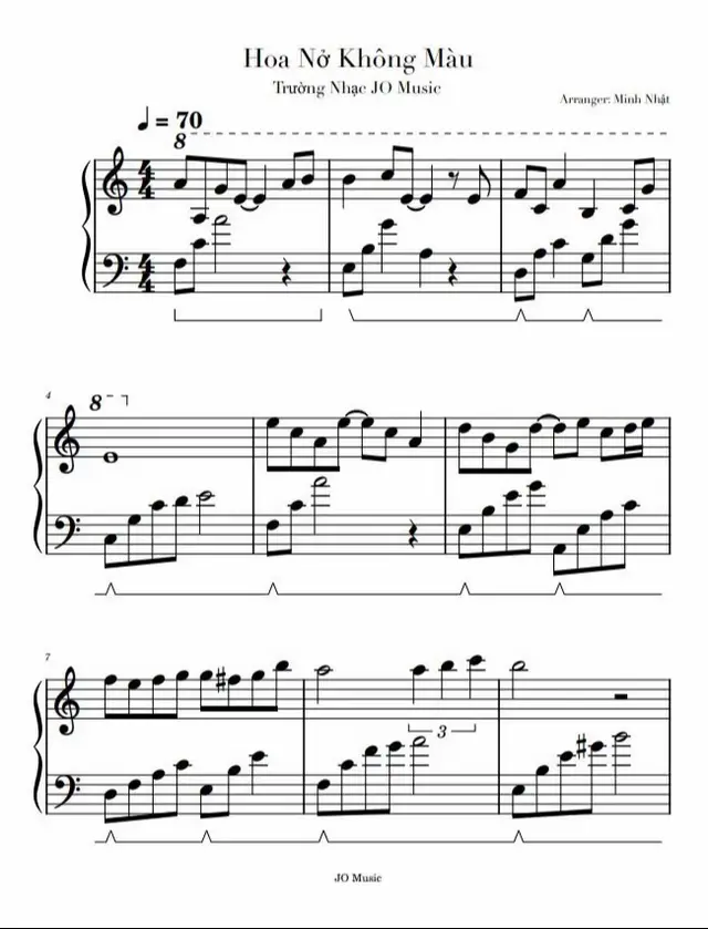 Mọi người cần bản hoàn chỉnh của Hoa Nở Không Màu thì dm choa mình nhéee  ———————— 📍 JO Music – Trung tâm piano tại Tân Bình  🏠 50 Lê Bình, P.4, Q. Tân Bình (đối diện THCS Âu Lạc) #JOMusic #hocpiano #quantanbinh #hoanokhongmau #pianocover #fyp #pianosheet  