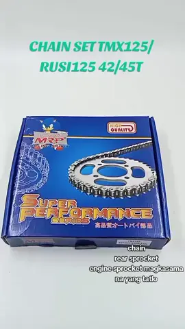 #rear sprocket Tmx125 42t/45t 3n1 rear sprocket/engine sprocket/chain #viral  #trending 