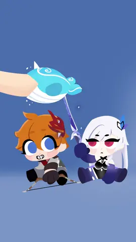 タルタリヤをいじめようとしたら…#GenshinImpact #fypシ゚ #原神 #タルタリヤ #スカーク #art #fanart 