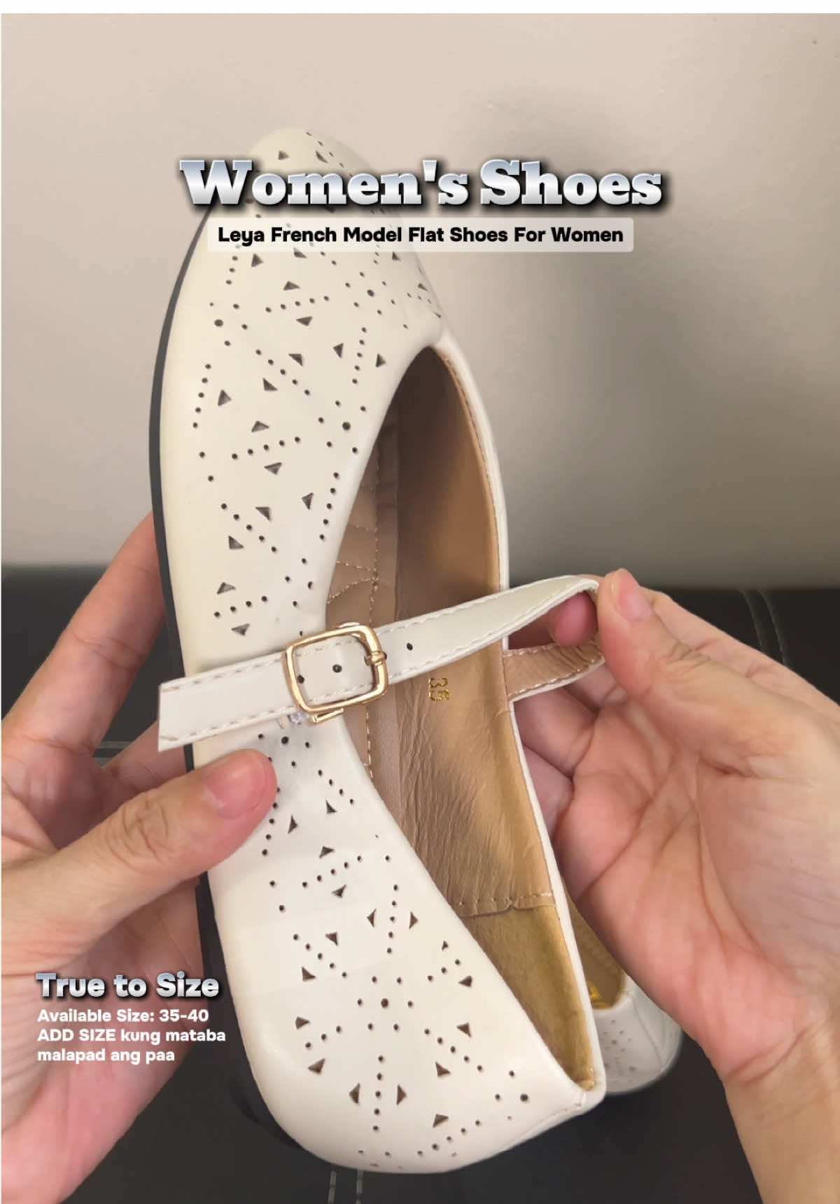 Leya French Model Flat Shoes For Women 💃✨ #shoes #flatshoes #shoesforwomen 