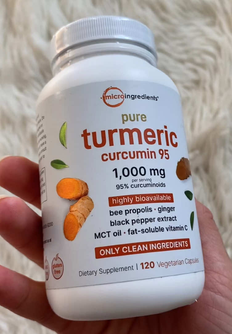 Micro Ingredients Turmeric Curcumin 95% 1000mg is a powerful natural way to reduce inflammation #turmeric #microingredients #turmericbenefits #curcumin #supplements #supplement 