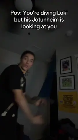 Bro packing the 9 realms #notsirdrennan #fyp #marvelrivals #loki #magik #funny 