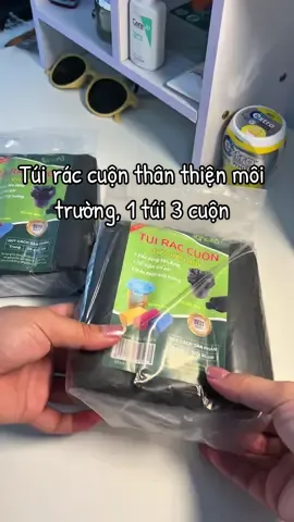 Túi rác cuộn tiện lợi cho nhà bếp #tuiracphanhuy #tuidungrac #tuiracsinhhoc #LearnOnTikTok #trangsota #tuiracden 