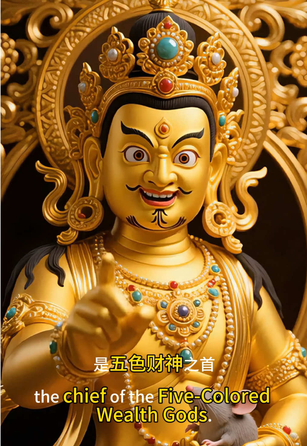 Like and follow to receive the blessings of the Yellow God of Fortune. #YellowGodofWealth #tibet #Buddhism #Fortune #tibetanbuddhism 