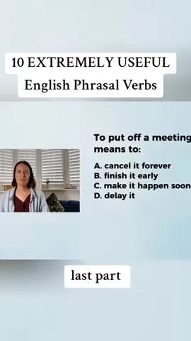 10 EXTREMELY USEFUL English Phrasal Verbs#englishgrammar #viralvideos #foryou #foryoupage❤️❤️ 