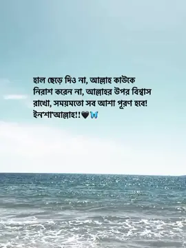 হাল ছেড়ে দিও না, আল্লাহ কাউকে নিরাশ করেন না, আল্লাহর উপর বিশ্বাস রাখো, সময়মতো সব আশা পূরণ হবে! ইন'শা'আল্লাহ!!🖤🦋#foryou #fyp #foryoupage #viralvideo @TikTok Bangladesh 