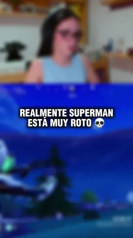 Realmente SUPERMAN está muy roto 😵 #fortnite #parati #superman #ceroconstruccion 