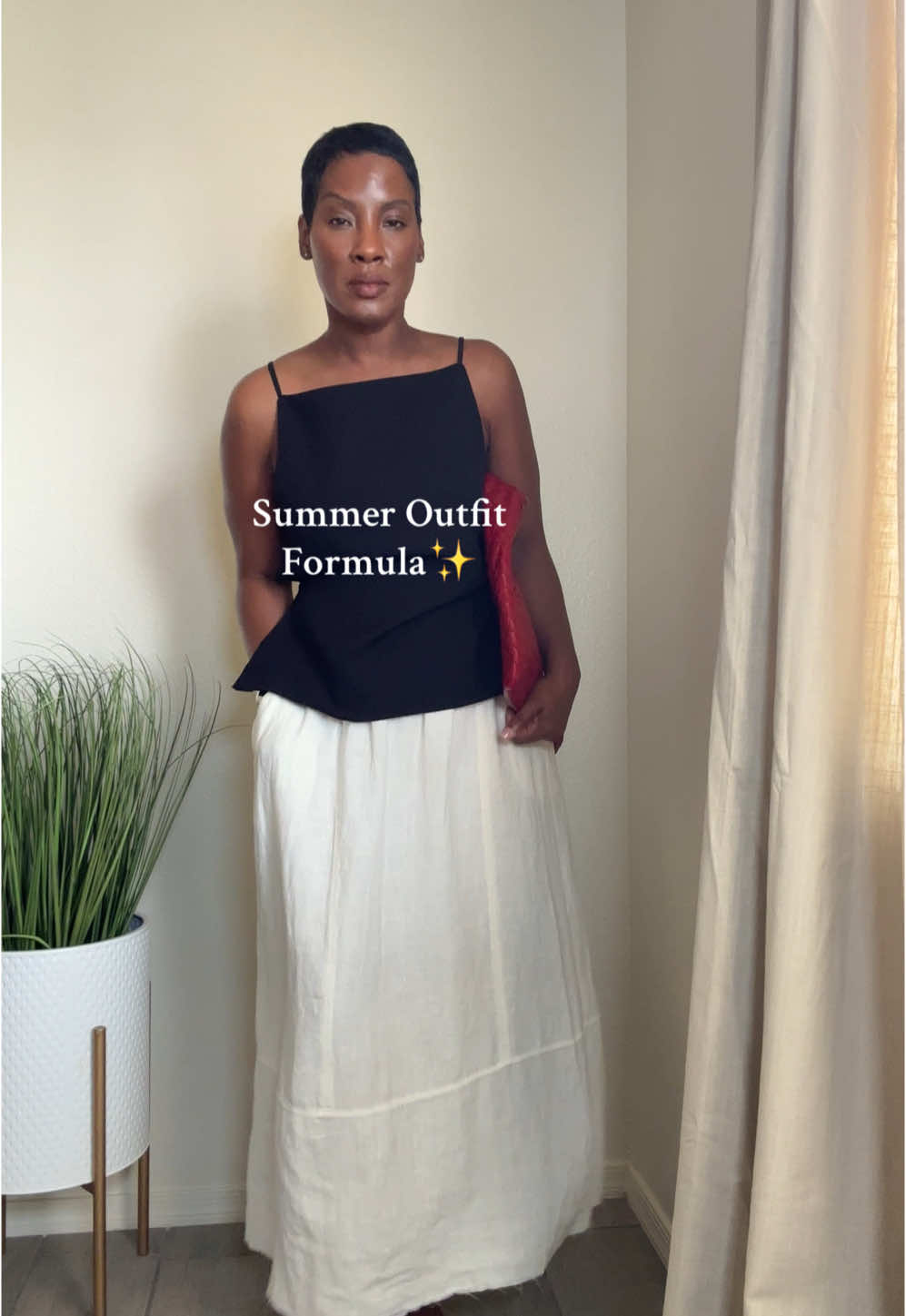 This has been my go to Summer outfit formula.  #fashiontiktok #womenover50 #outfits #outfitinspiration #minimalstyle 