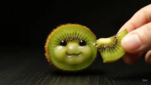 very cute fruits eating 🥝🍐 #ai #asmr #fyp #relax #veo3 #fruit #fruits #cute #cutebaby 