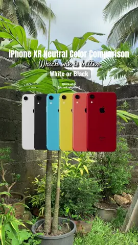 Since iPhone XR has two Neutral Color variant, what would you choose? Do you prefer the white or the black one? #iphonexr #iphonexrcolors #iphonexrwhite #iphonexrblack #smudges #creatorsearchinsights #creatorsearchinsights2025 