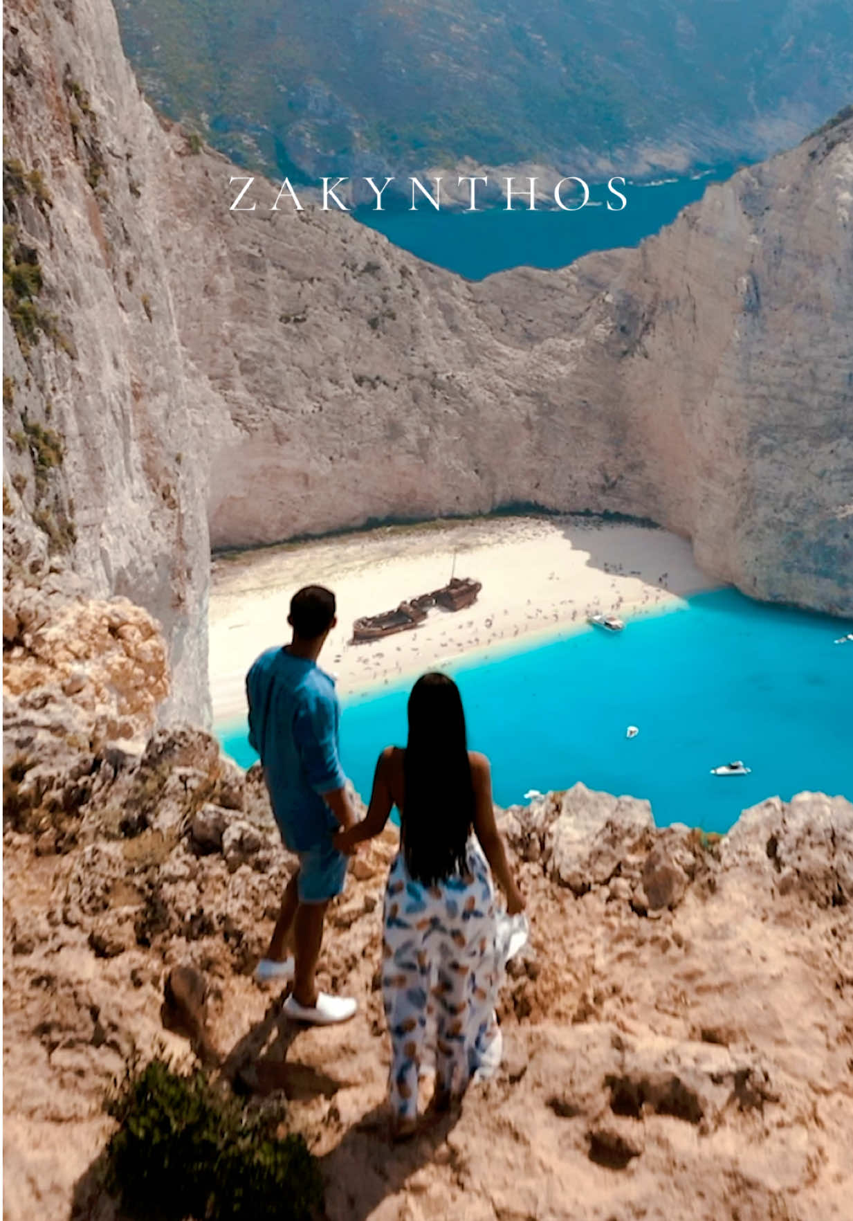 Hidden shipwreck beach in Greece 🇬🇷