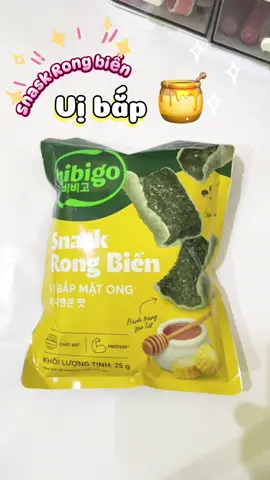 Snack Rong biển vị mật ong 🍯nè #xuhuongtiktok #trending #ilovetiktok #viral #ngon #BIBIGO #rongbien 