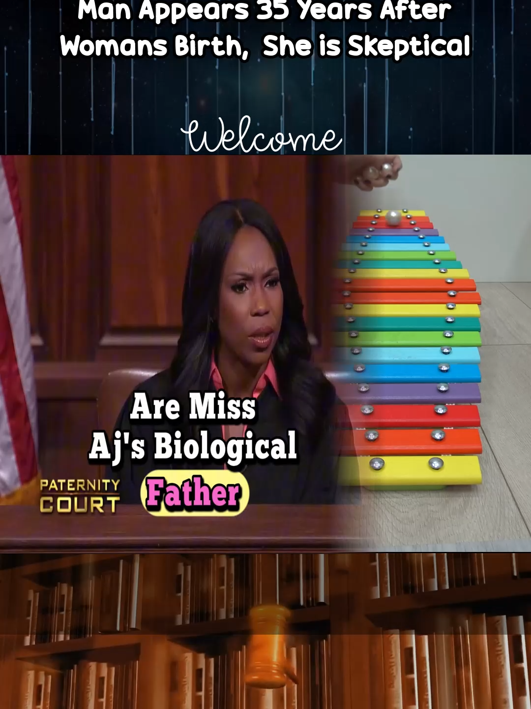 Man Appears 35 Years After Woman's Birth,  She's Skeptical - Part 02 #court #courtroomdrama #trialwatch #legaltiktokviral #courtroom #judge