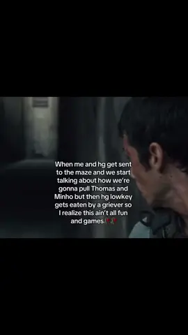 I would not survive the glade..💔#themazerunner #glade #greiver #hg #twin #fyp #maze #mazerunner #tmrfyp #fypage #lovethemazerunner #fyppppppppppppppppppppppp #fypシ #thomas #minho #minhoandthomas #meandhg #funandgames #🥀#🥹 