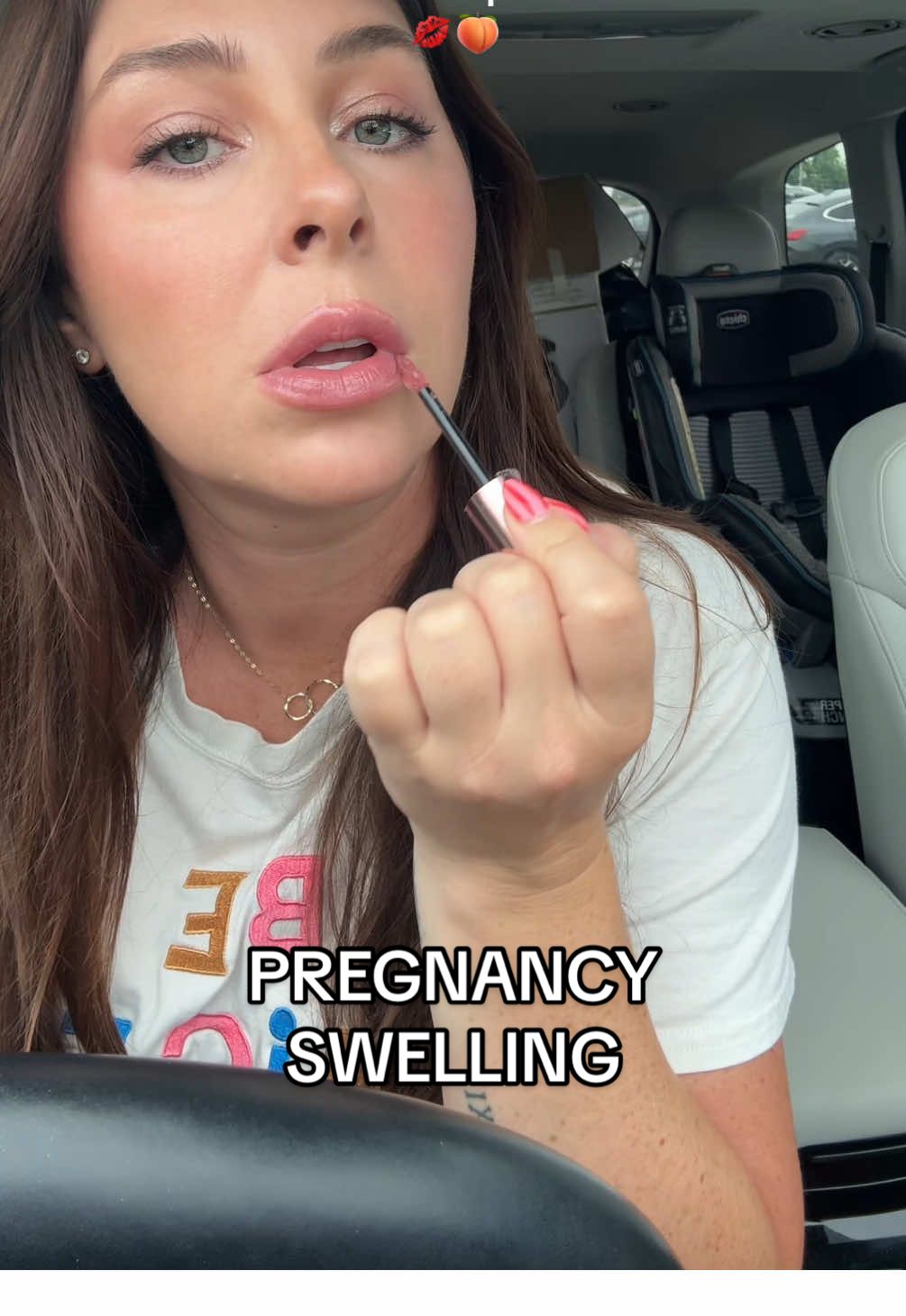 I might not recognize my girly bits, but these swollen lips are a win🤷‍♀️😏💄 #pregnantlife #pregnanttiktok #pregnancyhumor #momsover30 #pregnancy #trending #fyp 