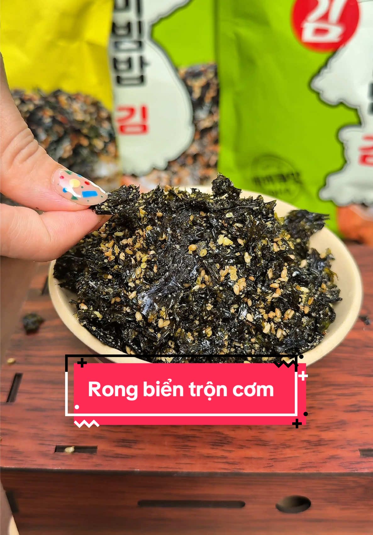 Rong biển trộn cơm ngon nha #honghong #honghongday91 #rongbientroncom #rongbien 