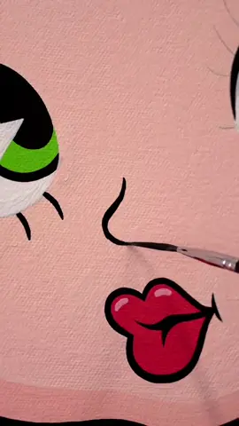 Keep a steady hand 🎨 Check out this amazing painting of Betty by @jamesllewis