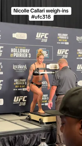 Nicolle Callari  weigh-ins #ufc318 #nicolecallari 