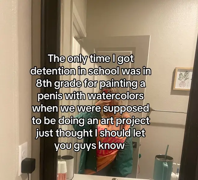 I had to call my mom in front of the whole class 