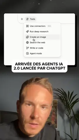 🚀 RÉVOLUTION IA : OpenAI lance le mode Agent ChatGPT ! La plus grosse nouveauté de 2025 est là ! OpenAI vient de dévoiler son mode agent ChatGPT et c'est un game-changer total 🔥 ✨ Ce que peut faire ce nouveau mode agent : -  Recherches web avancées automatisées -  Tâches répétitives sur internet et ordinateur -  Connexion à tes outils en ligne préférés -  Création de tableaux, documents, présentations -  Planification de tâches à des dates précises 🧠 Les 4 technologies révolutionnaires : 1. Capacités conversationnelles ChatGPT 2. Navigation web via Operator 3. Intelligence Deep Research 4. Intégrations Connectors 📊 Test impressionnant en action : En seulement 15 minutes, l'agent a : - Analysé 13 e-mails clients - Créé un rapport de 2000 mots sur les plaintes - Identifié les clients satisfaits - Trouvé leurs profils LinkedIn - Généré des personas détaillés Nous entrons officiellement dans l'ère des vrais agents IA ! 🤖 Tu as déjà accès ? Dis-moi en commentaire ce que tu as testé ! 👉 Suis-moi pour plus de contenus IA révolutionnaires ! #IA #ChatGPT #OpenAI #AgentIA #Innovation #Tech #Futur #Productivité #Automation