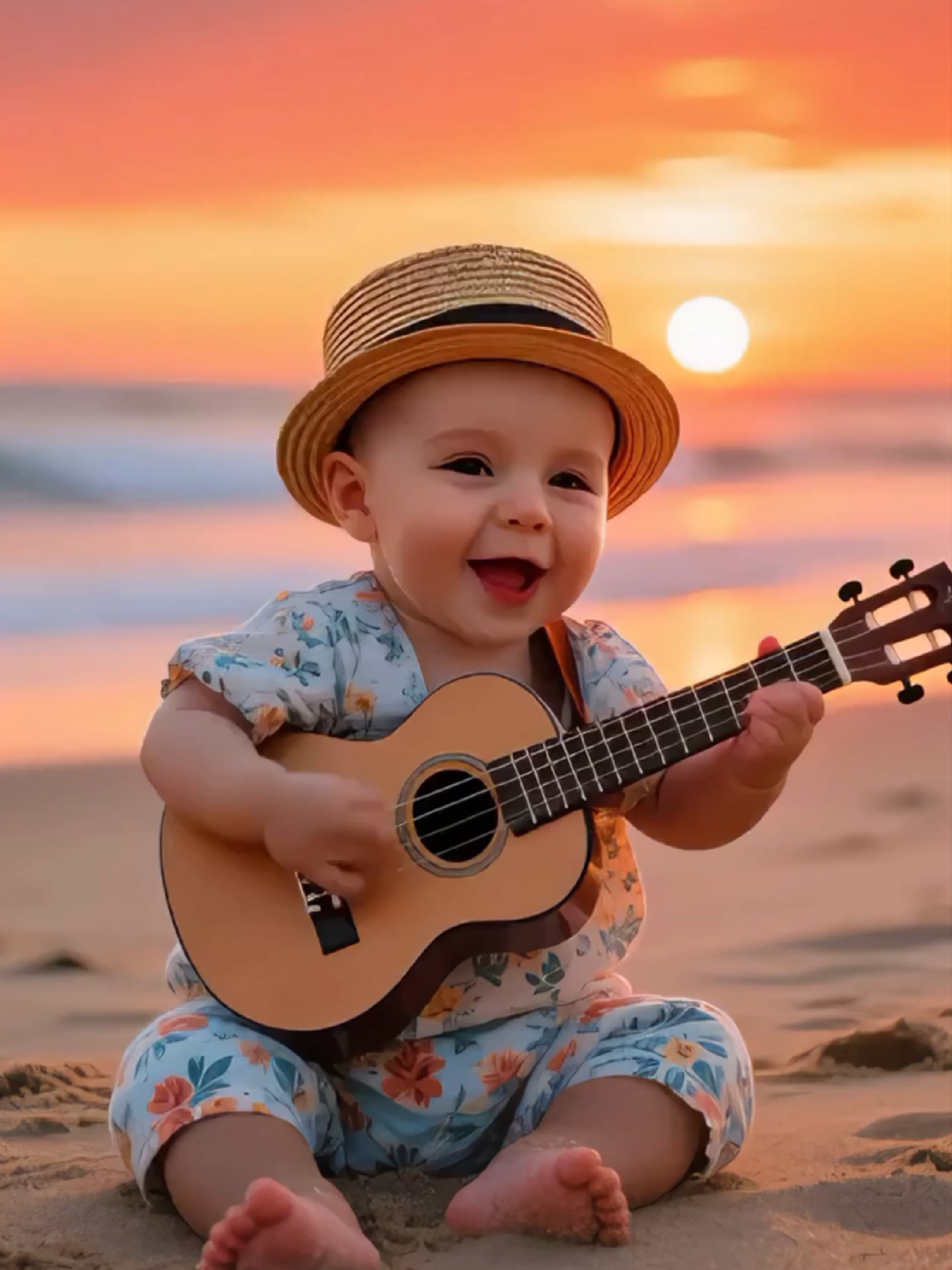 I love you, Daddy! This video was generated using DreamFace Avatar 3.0 technology. #dreamface #baby #cutebaby #singingbaby #fyp