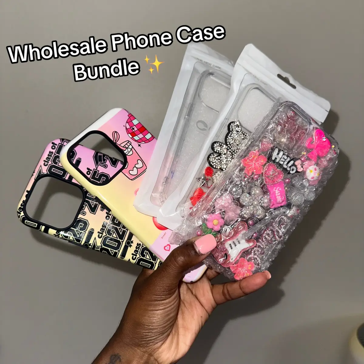 Wholesale Junk Cases 💕✨  #wholesale #wholesalecharms 