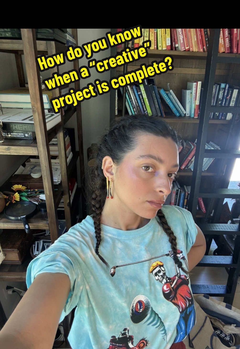 question I’m asking myself: how do you know when a creative project is “complete”? #fyp 