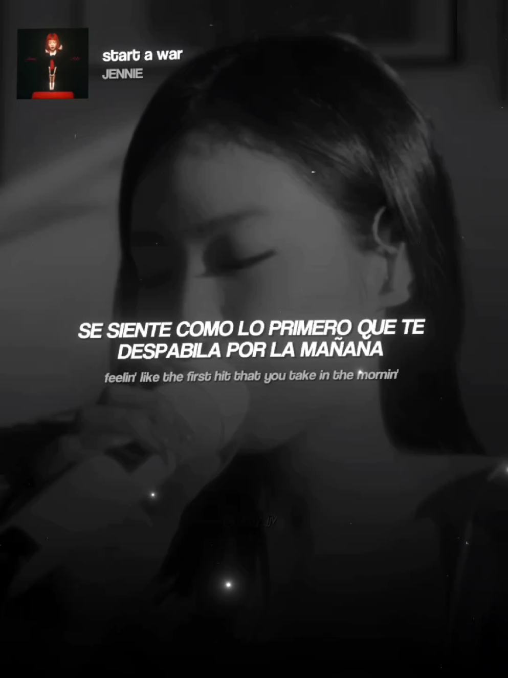 Start A War - JENNIE | #jennie #lyrics #subespañol #fypシ #Viral #parati 