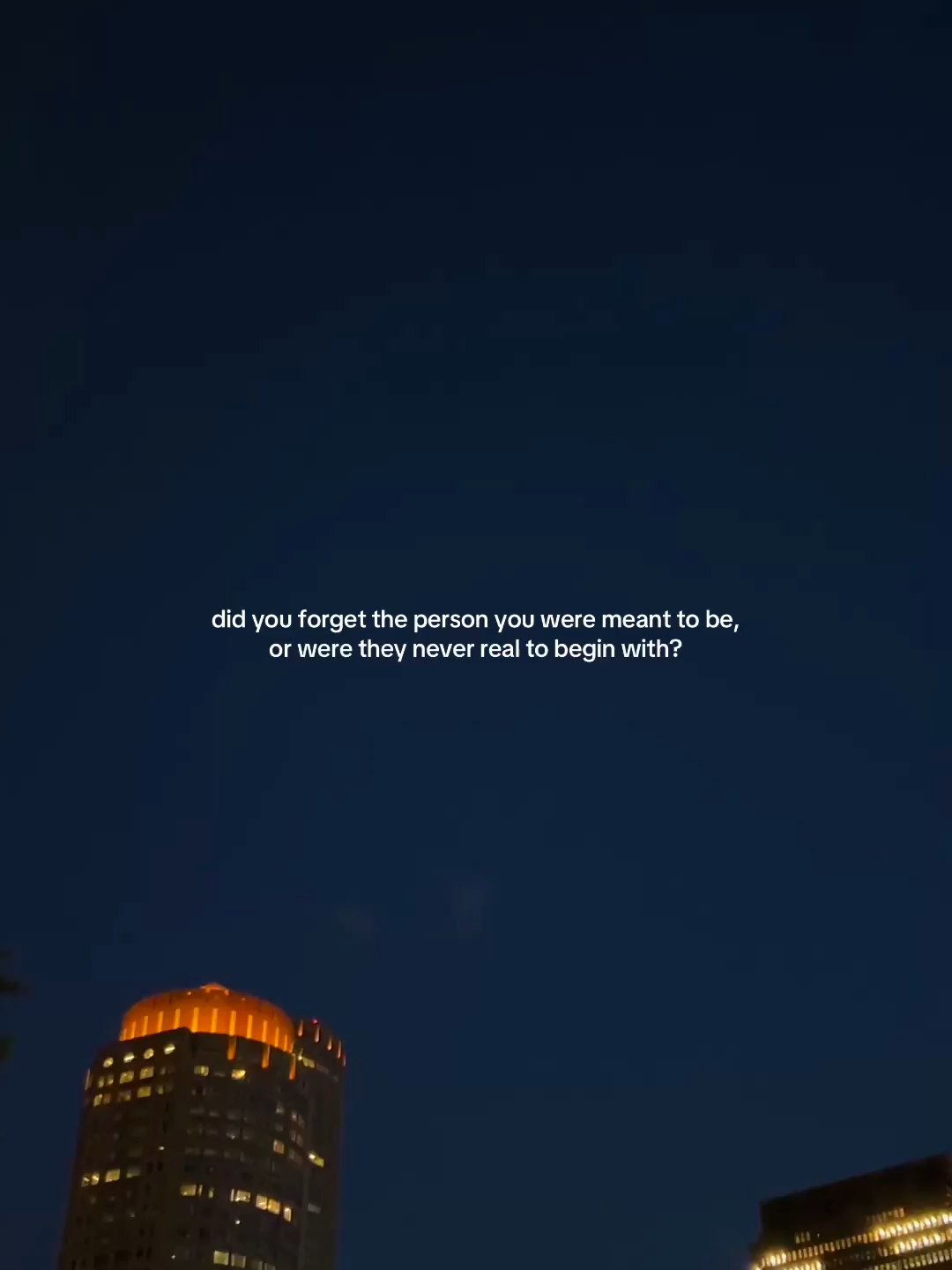 did you forget the person you were meant to be, or were they never real to begin with? maybe you outgrew them. maybe they were a version of you that only existed in other people’s hopes. maybe you buried that version trying to survive. and now, you don’t even know who you are without the pressure. the burnout. the noise. who wonder if the “real me” was ever real at all.
