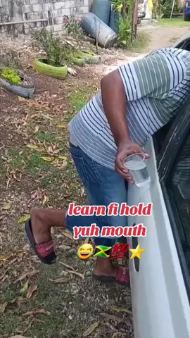 learn fi hold yuh mouth 😂😂💯💯🇯🇲🇯🇲⭐⭐tiktokfunnyvideo#fyp 
