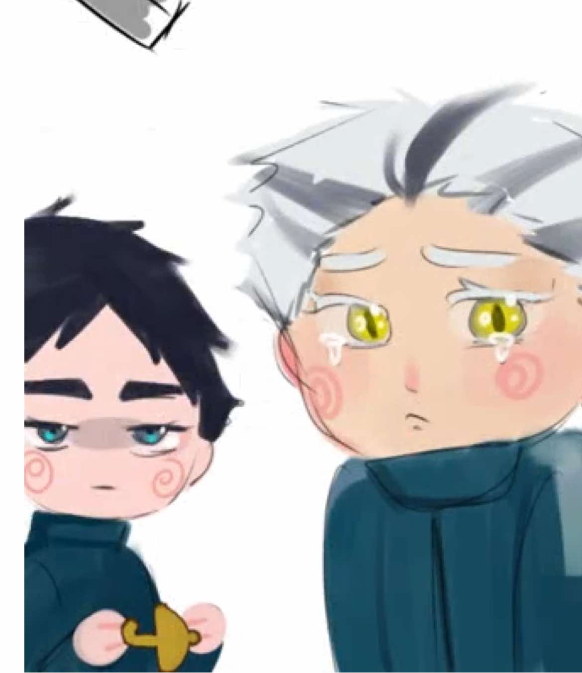 #Kuroo is jealous 🐣 #arttok #squidgame #haikyuu #bokuaka